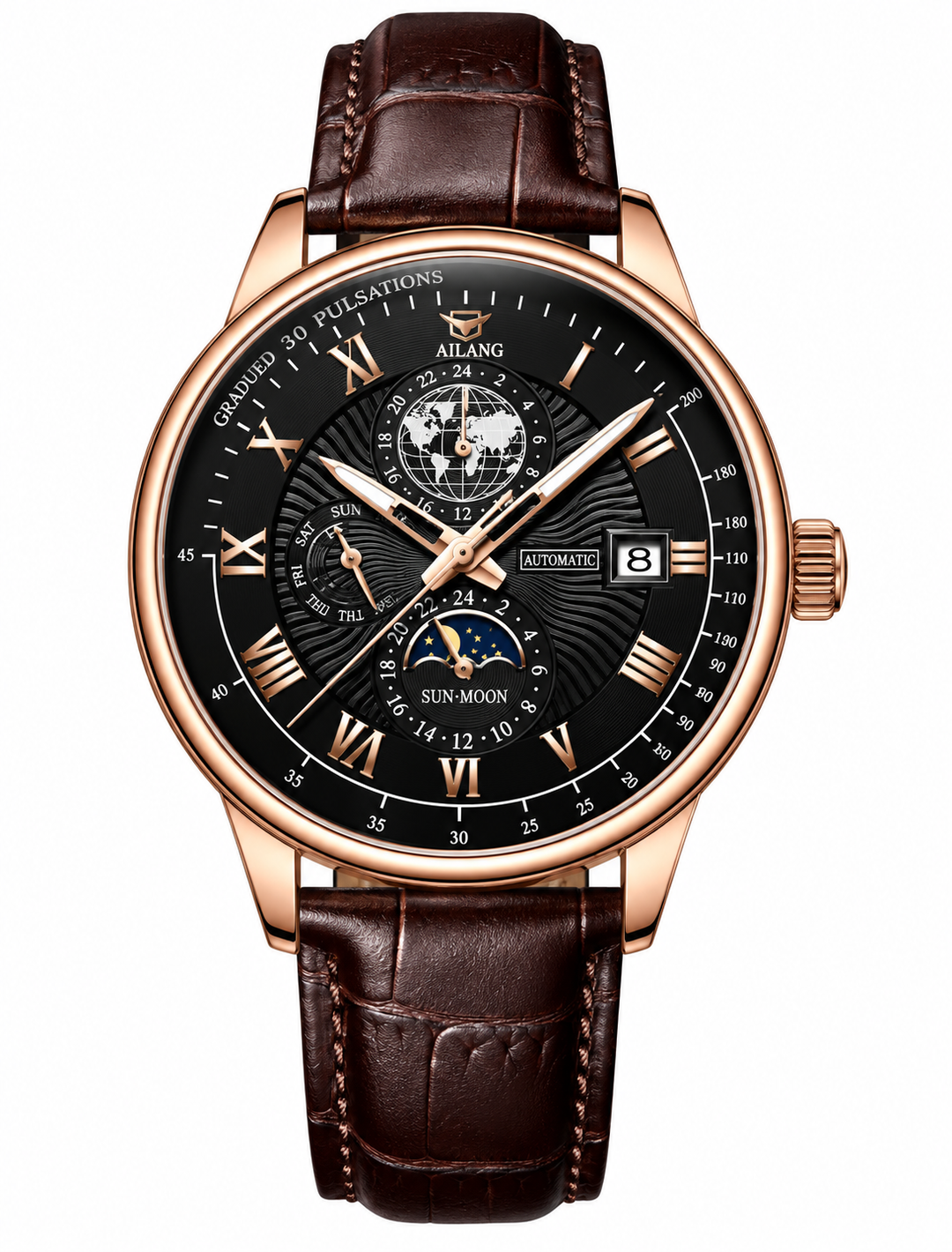 Ailang | Worldtime Moonphase Watch 40MM