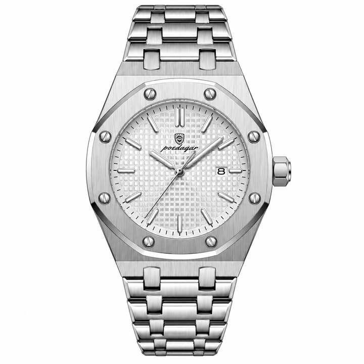 Poedagar | Signature Steel Watch 42MM