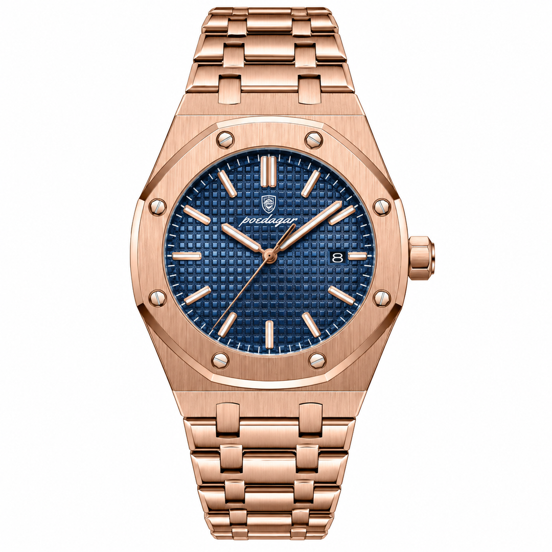 Poedagar | Signature Steel Watch 42MM