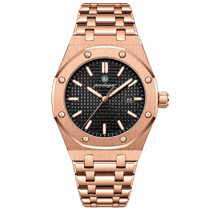 Poedagar | Signature Steel Watch 42MM