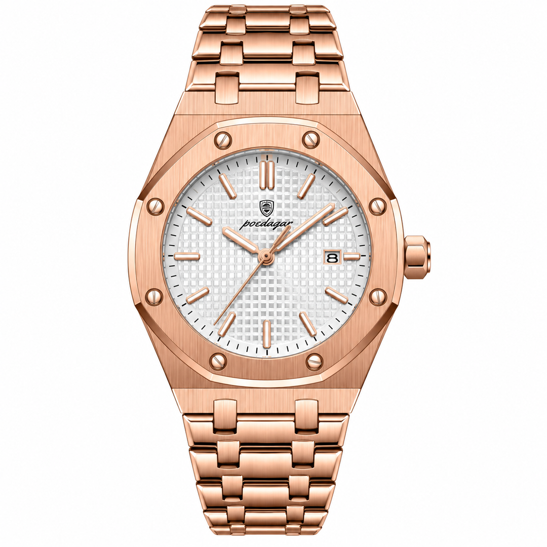 Poedagar | Signature Steel Watch 42MM